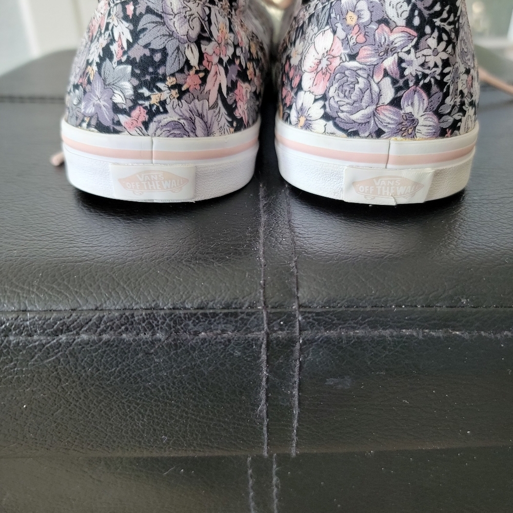 VANS Floral Sneakers SZ 9 - Picture 6 of 9